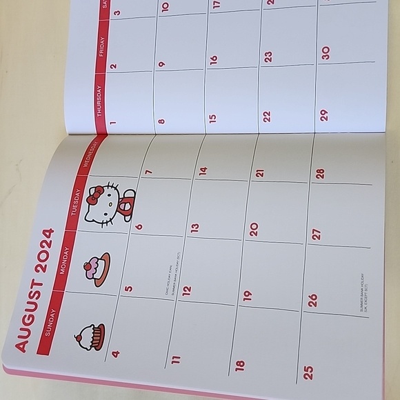 Brand new 2025 17th Months Saniro Hello Kitty  planner notebook - Picture 10 of 16